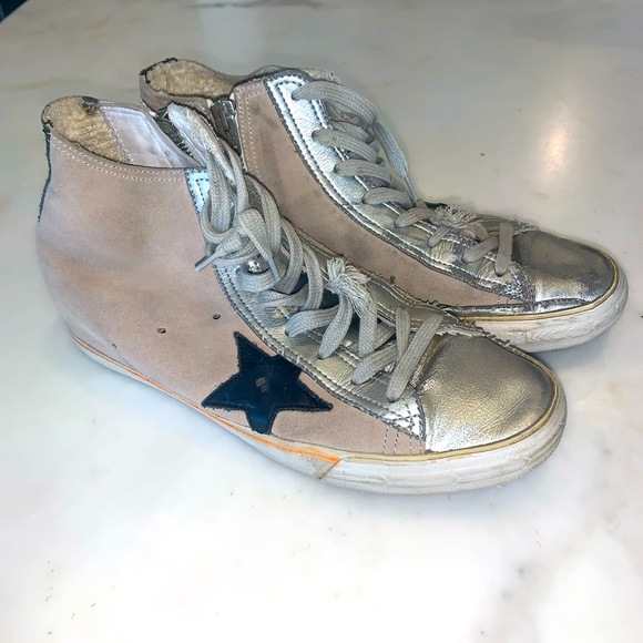 Golden Goose Shoes - Golden Goose Sneakers high top womens size 37
